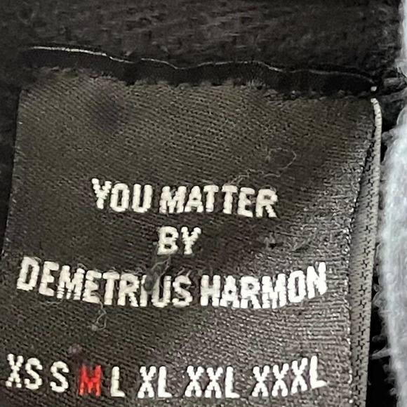SOLD You Matter By Demetrius Harmon Hoodie Medium - Picture 4 of 4